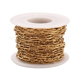 Текстурированные цепочки-скрепки из нержавеющей стали 304&nbsp;CHS-I009-01G