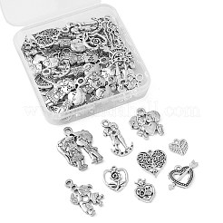 45шт 9 стиля подвески из сплава в тибетском стиле&nbsp;TIBEP-CJ0002-74