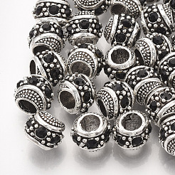 Perline europeo rhinestone  in lega&nbsp;MPDL-R036-08H