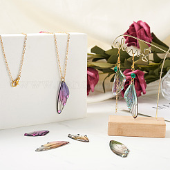 Наборы для изготовления сережек с подвесками в виде бабочек своими руками DIY-PJ0001-34