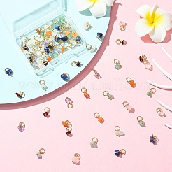 80шт 8 стиля подвески из натуральных драгоценных камней&nbsp;PALLOY-YW00074