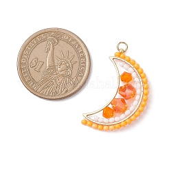 4 шт. 4-х цветные круглые стеклянные бусины в виде фруктовых подвесок&nbsp;PALLOY-MZ00863