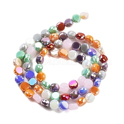 Гальванические стеклянные бусины GLAA-E042-03F