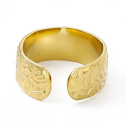 Ионное покрытие(ip) 304 нержавеющая сталь манжета кольцо для женщин RJEW-C060-13G