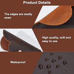 Подставки для мышей из коровьей кожи&nbsp;AJEW-WH20070-137