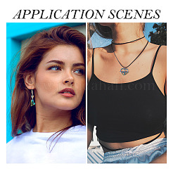 24шт 12 стиля подвески из сплава цвета радуги FIND-TA0003-91