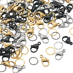 60 шт. карабины из нержавеющей стали 304&nbsp;STAS-TA0001-46C