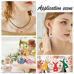 Набор для самостоятельного изготовления подвески для бутылки с желаниями в форме яблока&nbsp;DIY-DC0001-72