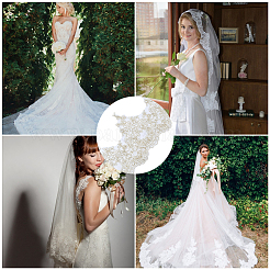 3.3 ярд полиэстеровых кружевных лент для отделки&nbsp;SRIB-GF0001-57B