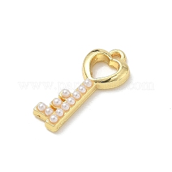 Pendenti in ottone e perle finte&nbsp;KK-A300-19G