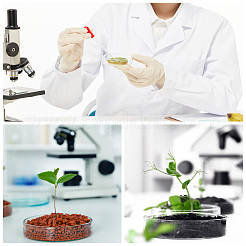 Плоская круглая стеклянная биохимическая чашка Петри GLAA-OC0001-17