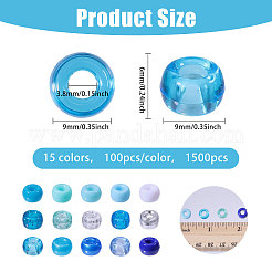 4 нити 2 стиля нити стеклянных бусин миллефиори ручной работы KY-CA0001-60