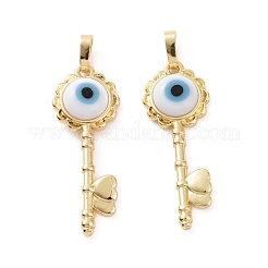 Main mauvais pendentifs Murano d'oeil&nbsp;ZIRC-F136-05G-04