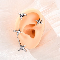 Серьги-манжеты из хирургической нержавеющей стали 316 EJEW-E300-26P-02