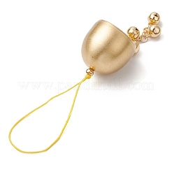 Рождественский колокольчик латунные подвесные украшения HJEW-TA00316