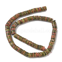 Природные Unakite бисер нитей&nbsp;G-G329-B04-8x1mm