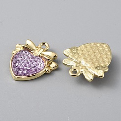 Подвески из легкого позолоченного сплава&nbsp;FIND-WH0137-53LG-05