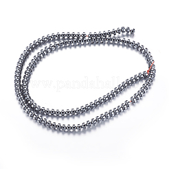Non magnetici perle ematite sintetico fili&nbsp;G-P338-02A-4x4mm