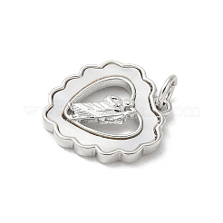 Латунные подвески из натуральной белой ракушки в стиле религии KK-S522-23P-B