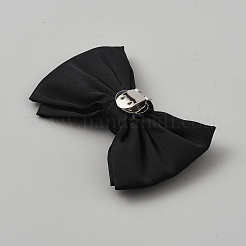 Атласное лицо с бантом и железными пряжками для обуви&nbsp;FIND-WH0366-034P-01