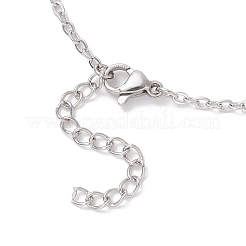 Браслеты на ногу из нержавеющей стали 304 с поперечными связями&nbsp;AJEW-AN00722-01