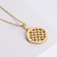 Винтажные панк-богемные ожерелья из нержавеющей стали с китайским узлом для женщин и мужчин VU1484