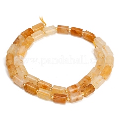 Natürlicher gelber hämatoider Quarz/goldene Heilerquarz-Perlenstränge&nbsp;GG-CBA5B6F-F01-01