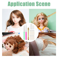 Наборы для самостоятельного изготовления кукольных волос TOOL-GL0001-17