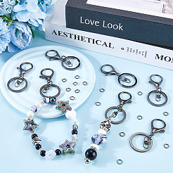 Сплава брелок застежки FIND-SP0002-83B