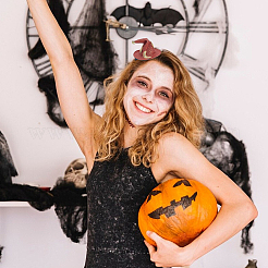 3 шт. 3 цвета аксессуары для волос из искусственной кожи на Хэллоуин&nbsp;PHAR-CL0001-01