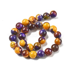 Naturelles multicolores perles d'agate brins&nbsp;G-A261-B20-14mm