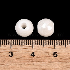 Runde Perlen aus glasiertem Porzellan&nbsp;PORC-S489-8mm-01