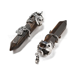 Натуральный тигровый глаз большие остроконечные подвески&nbsp;G-A172-16L