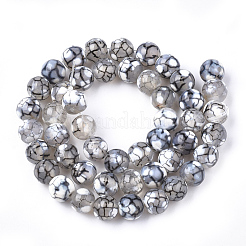 Природные пожары треск агат бисер нитей&nbsp;G-S346-8mm-14