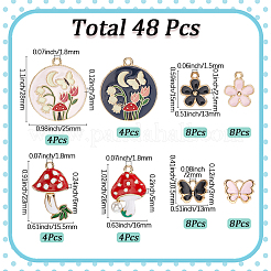 Подвески из эмали и сплава&nbsp;FIND-SC0016-07