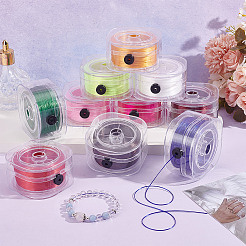 10 рулон 10-х цветных нейлоновых ниток NWIR-WH0023-01