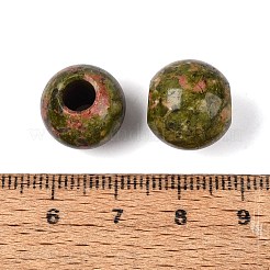 Natürliche unakite europäische perlen&nbsp;G-Q602-09B-09