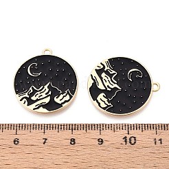 Подвески из экологически чистого сплава с эмалью ENAM-Q437-038-NR