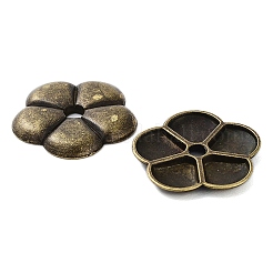 Сплавочные овальные бусины тибетского стиля &nbsp;FIND-Q094-08AB