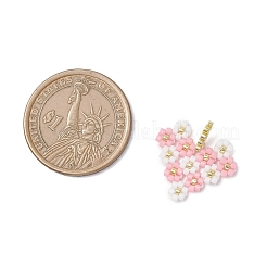 Сердце из стеклянного бисера Миюки с подвесками в виде цветов&nbsp;PALLOY-MZ01113-02