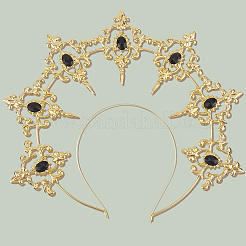 Пластиковые резинки для волос в виде короны богини OHAR-WH20010-02C