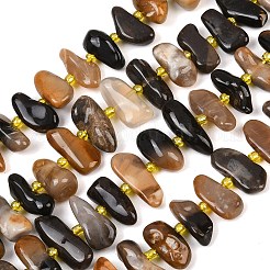 Серый натуральный опал бусы пряди&nbsp;G-K393-B07