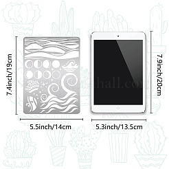 Трафареты для резки металла из нержавеющей стали DIY-WH0289-088