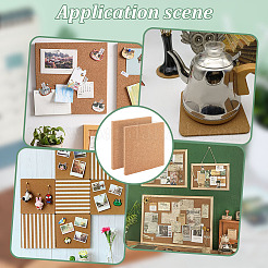 Самоклеящиеся пробковые листы&nbsp;DIY-WH0569-67B