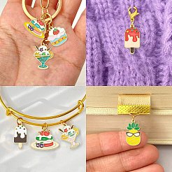 40шт 10 стиля подвески из сплава с эмалью&nbsp;ENAM-CJ0003-95