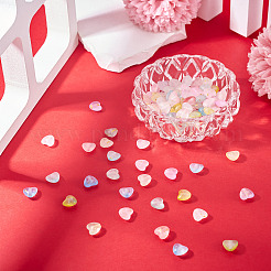 110 шт. 11-х цветные матовые прозрачные акриловые бусины&nbsp;OACR-TA0003-52