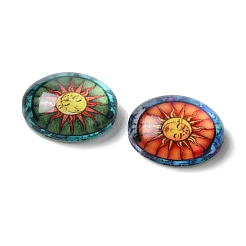 Кабошоны из стекла GLAA-B011-08