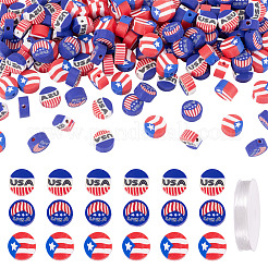 300шт 3 стиля ручной работы бусины из полимерной глины CLAY-TA0001-69