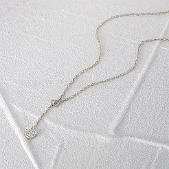 925 кулон в форме сердца с кристаллами и стразами из стерлингового серебра OL6804-2