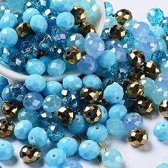 Стеклянные бусины EGLA-A034-LM10mm-15